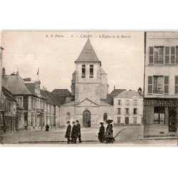 LAGNY: l'église et la mairie - très bon état