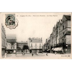 LAGNY: place de la fontaine les cinq pignons - très bon état