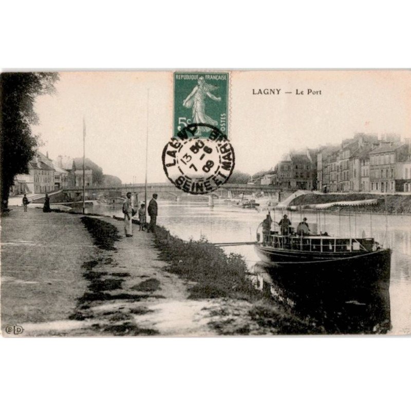 LAGNY: le port - très bon état