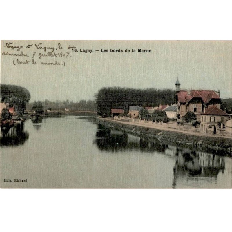 LAGNY: les bords de la marne - très bon état