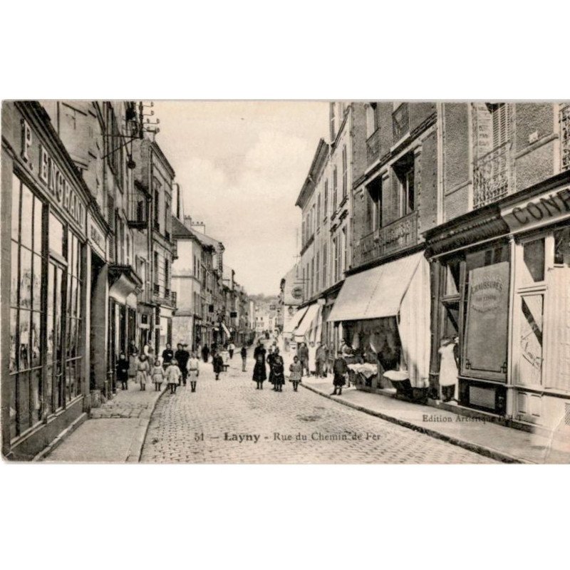 LAGNY: rue du chemin de fer - très bon état