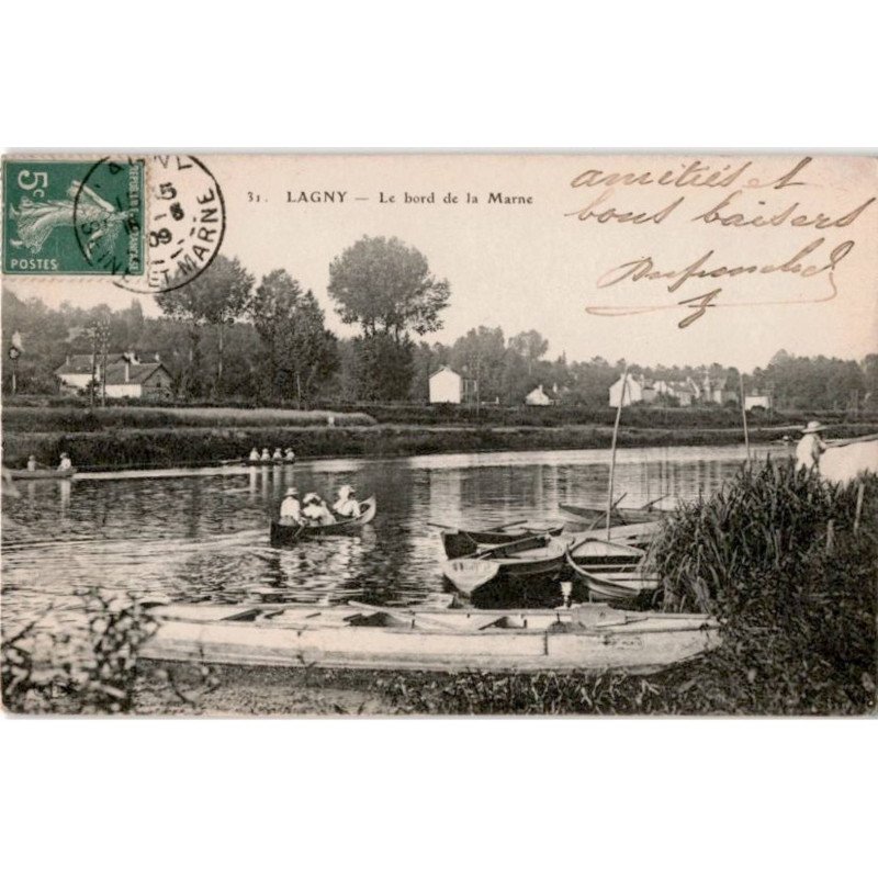 LAGNY: le bord de la marne - très bon état