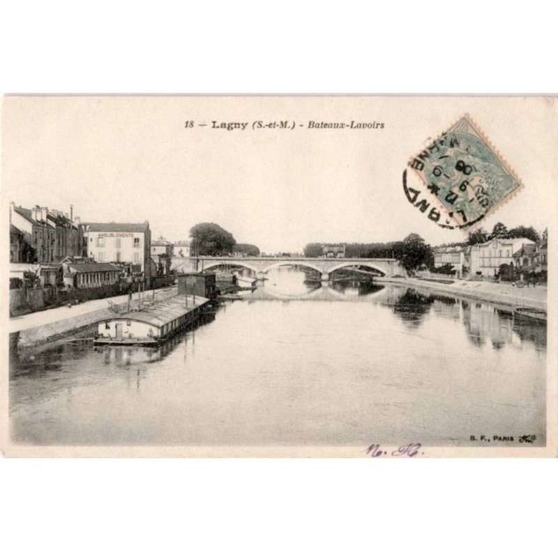 LAGNY: bateaux-lavoirs - très bon état