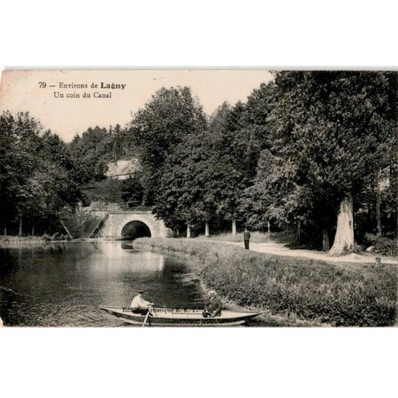 LAGNY: un coin du canal - très bon état
