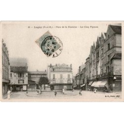 LAGNY: place de la fontaine, les cinq pignons - très bon état