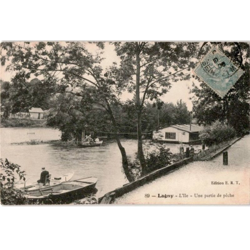 LAGNY: l'ile une partie de pêche - très bon état