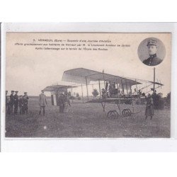 VERNEUIL: souvenir d'une journée d'aviation offerte gracieusement par M.le Lieutenant aviateur de Jansac - très bon état