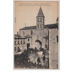SAUGUES : les inventaires de l'Eglise Saint Médard en 1906 (tirage vers 1920) - très bon état