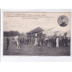 VERNEUIL: souvenir d'une journée d'aviation offerte gracieusement par M. le Lieutenant aviateur de Jansac- très bon état
