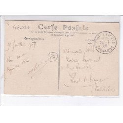 CONTEVILLE: place de l'église le bureau de poste - état