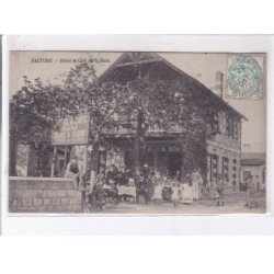 FACTURE: hôtel et café de la paix - état