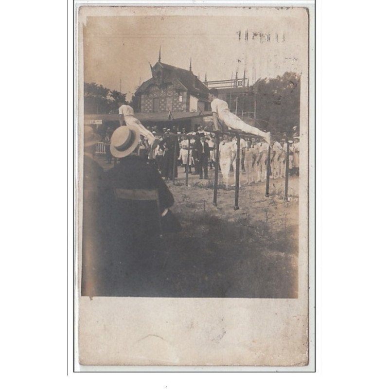 DIJON : carte photo du concours de gymnastique de 1912 - très bon état