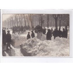 BEZIERS: lot de 3 cartes photo," sous la neige" - très bon état (sauf 1 cpa)