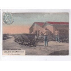 MAQUELINE de MACAU: lignes montantes et descendantes de cuvier mécanique (chemin de fer) - très bon état