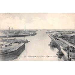 DUNKERQUE - Vue générale de l'Entrée du Port - très bon état