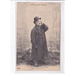 MANCHE: type bas-normand, poête décadent gigolo écoutant ses voix - très bon état