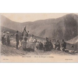 BEAUVEZER : la messe des bergers à Chalufy vers 1910 - très bon état