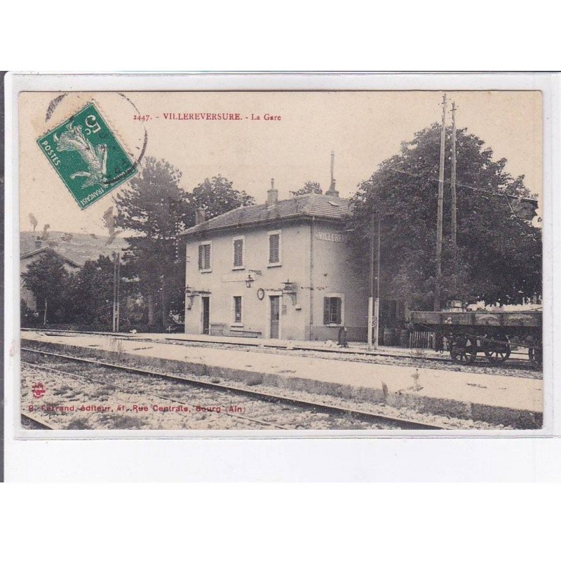 VILLEREVERSURE: la gare - très bon état