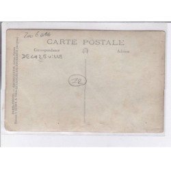 DECAZEVILLE: carte photo du chemin de fer industriel (mines) - état