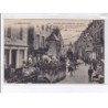 CONDE-sur-NOIREAU: fête du 8 août 1909 cavalcade de bienfaisance le char du laboureur, 12 CPA - très bon état