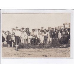 LANGRUNE-sur-MER: concours de sable, jouet, train, 2 CPA - très bon état