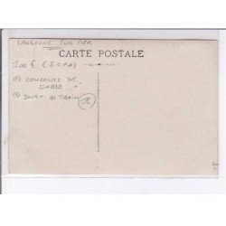 LANGRUNE-sur-MER: concours de sable, jouet, train, 2 CPA - très bon état