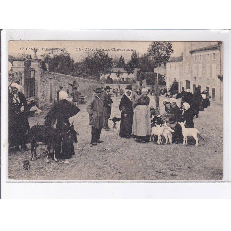 CANTAL: marché aux chevreaux - état