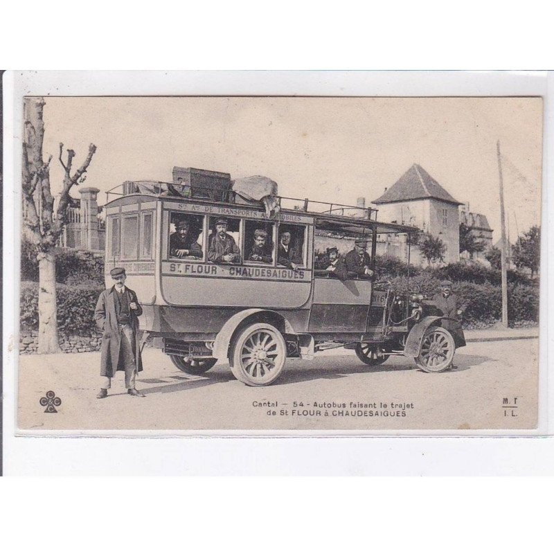SAINT-FLOUR: autobus faisant le trajet de saint-flour à chaudesaigues - très bon état