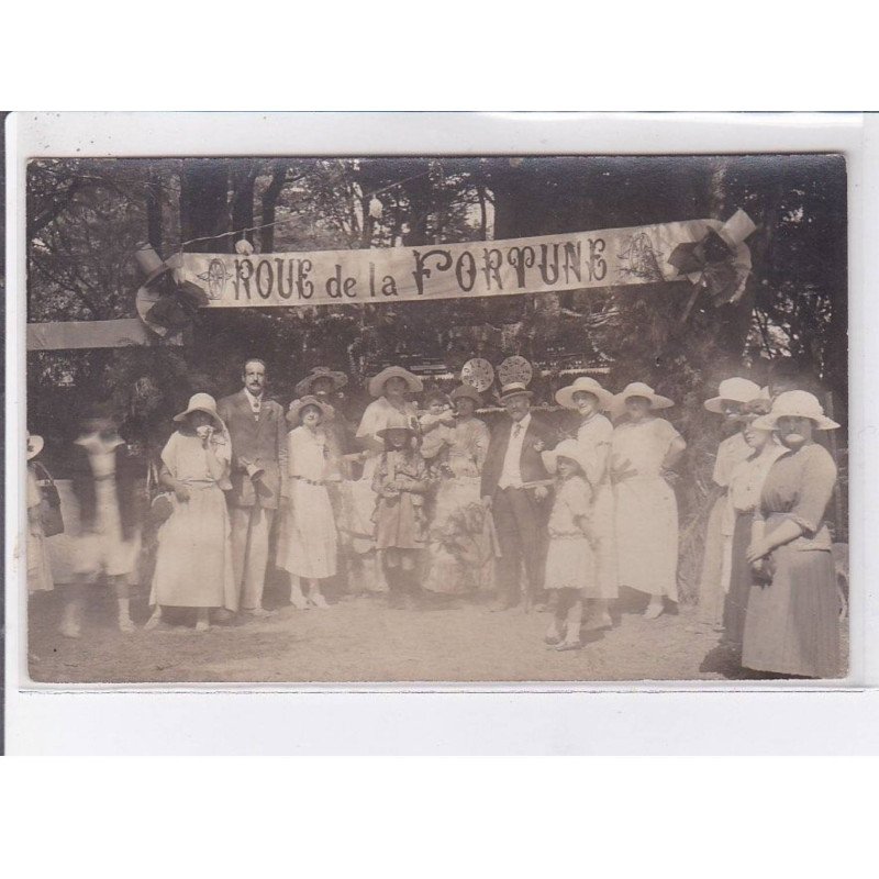 CHATELAILLON: carnaval 1928, jeu, roue de la fortune - très bon état