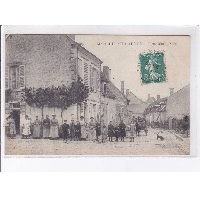 MAREUIL-sur-ARNON: rue émile zola - très bon état