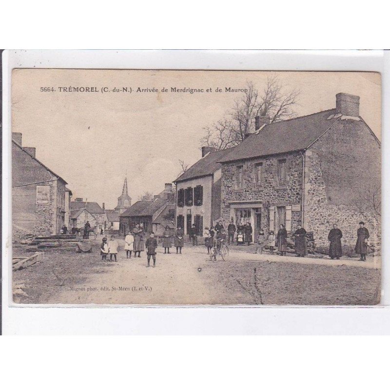 TREMOREL: arrivée de merdrignac et de mauron - état