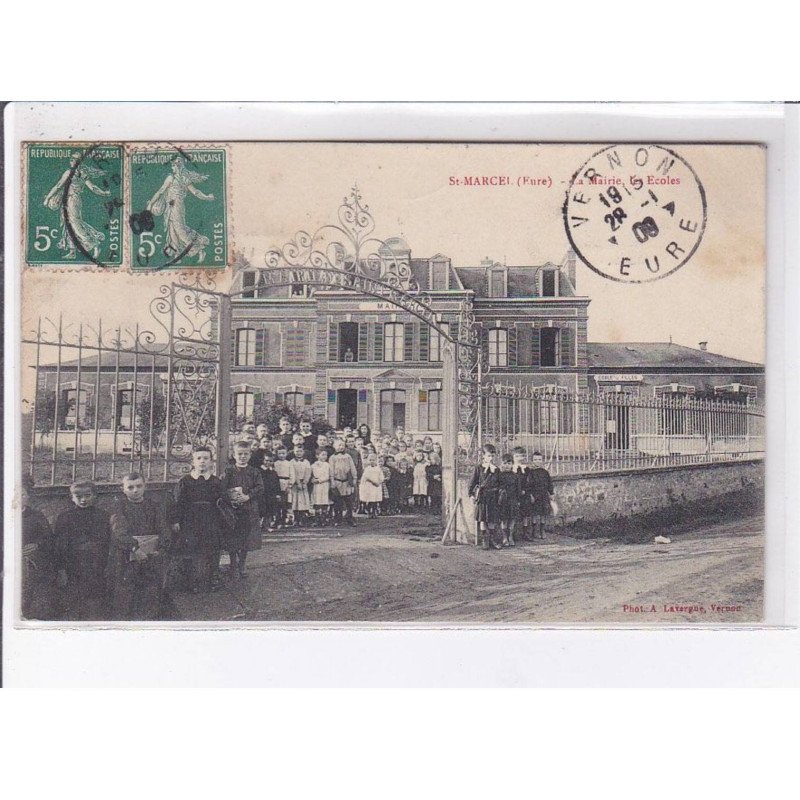 SAINT-MARCEL: la mairie les écoles - très bon état