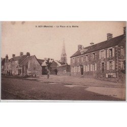 GER : la place et la mairie vers 1920 - très bon état