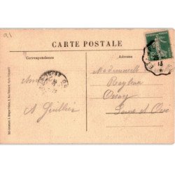 JUVISY-sur-ORGE: vue générale, prise du pont des belles-fontaines