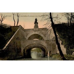 JUVISY-sur-ORGE: pont des belles-fontaines et de l'orge - bon état