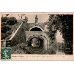JUVISY-sur-ORGE: cour de france, pont des belles fontaines, construit en 1728 - état