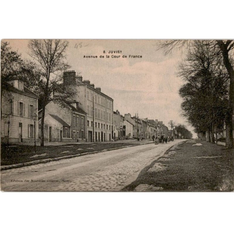 JUVISY-sur-ORGE: avenue de la cour de france - état