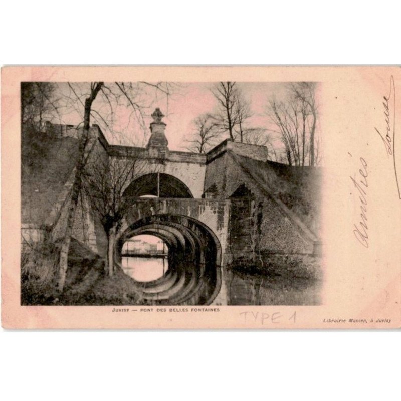 JUVISY-sur-ORGE: pont des belles fontaines - très bon état