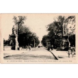 JUVISY-sur-ORGE: route de fontainebleau, pont des belles fontaines - très bon état