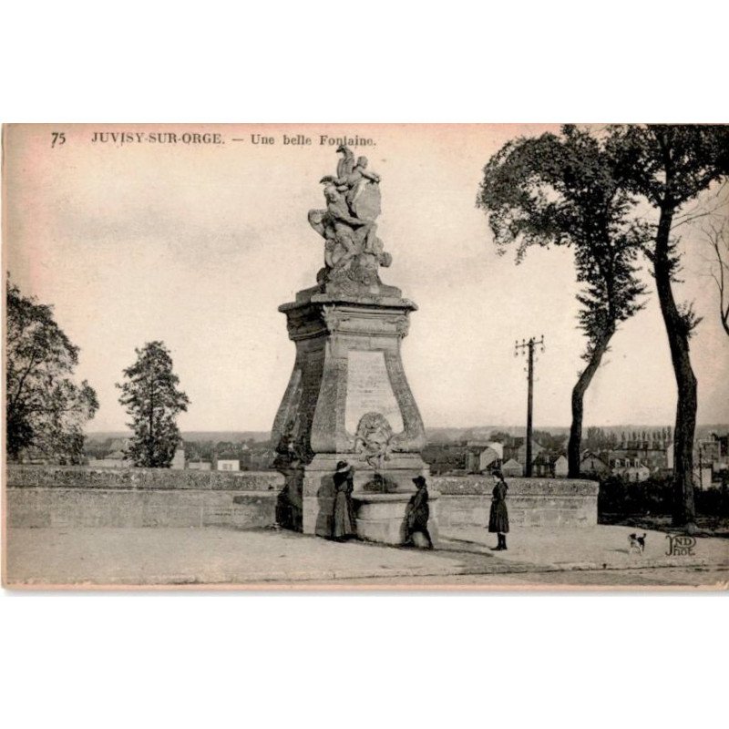 JUVISY-sur-ORGE: une belle fontaine - très bon état