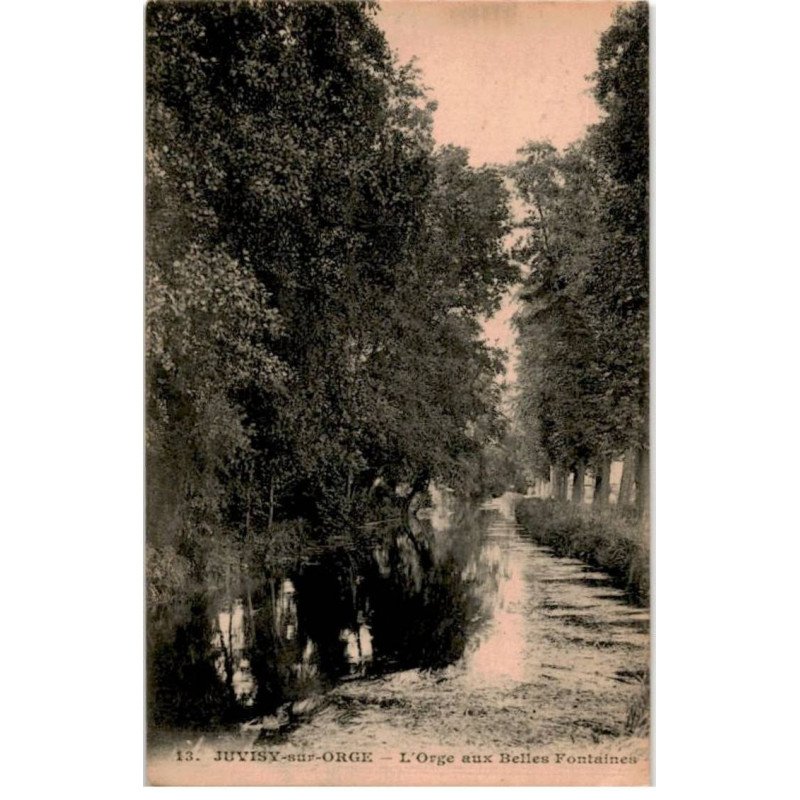 JUVISY-sur-ORGE: l'orge aux belles fontaines - très bon état