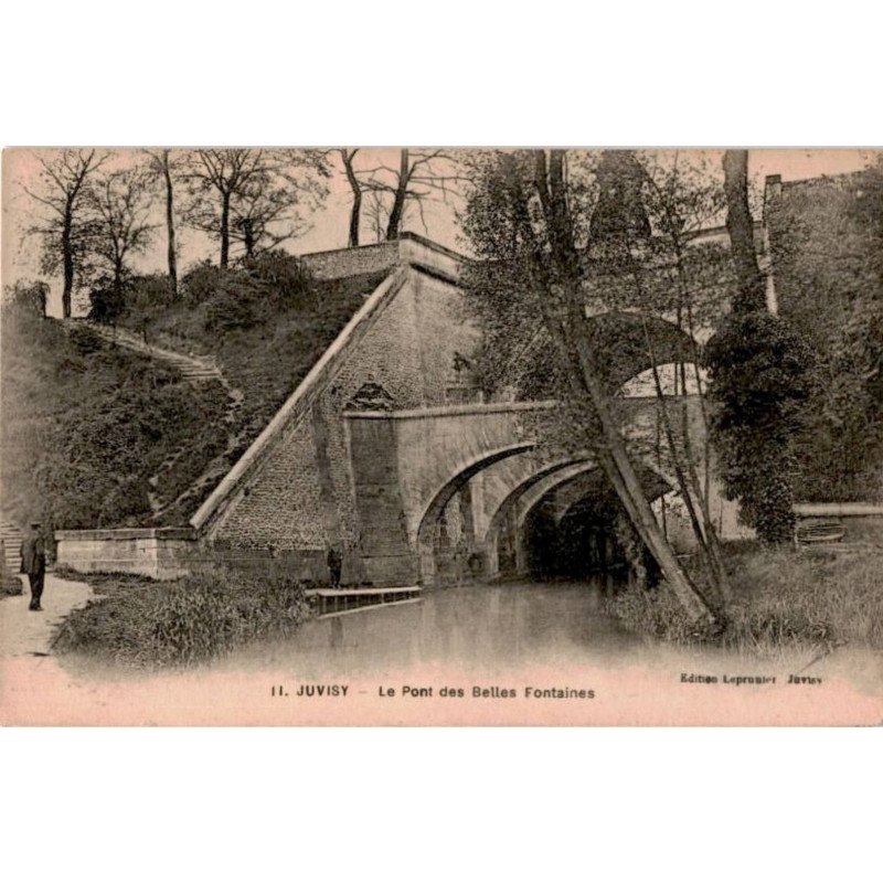 JUVISY-sur-ORGE: le pont des belles fontaines - très bon état