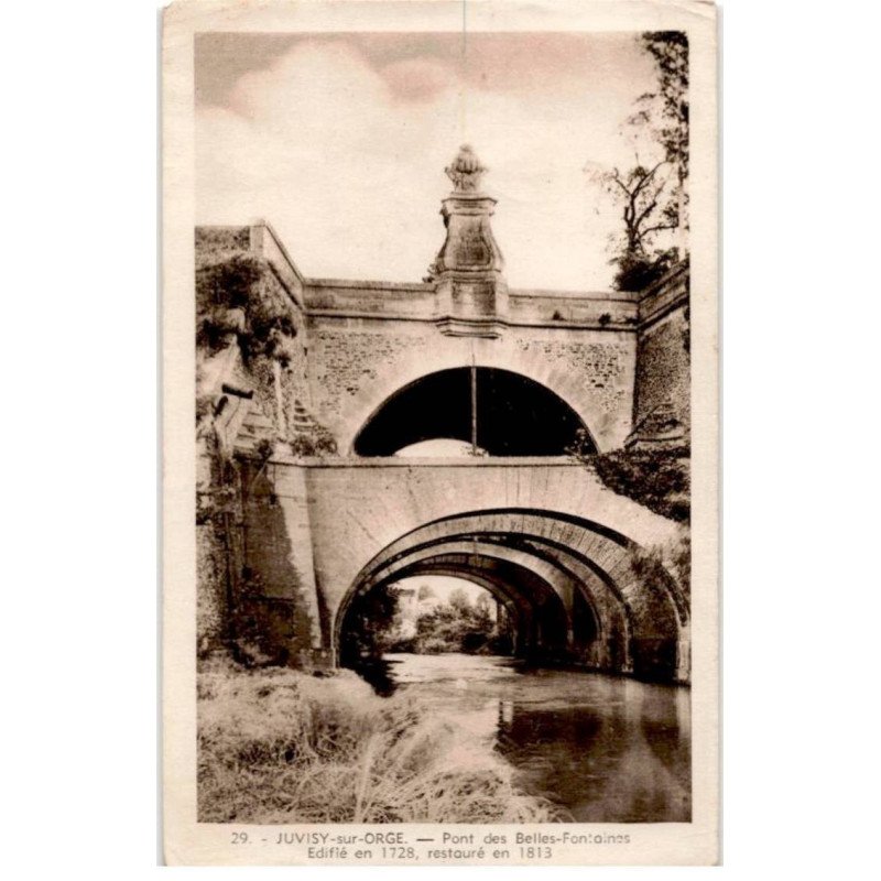 JUVISY-sur-ORGE: pont des belles fontaines - état