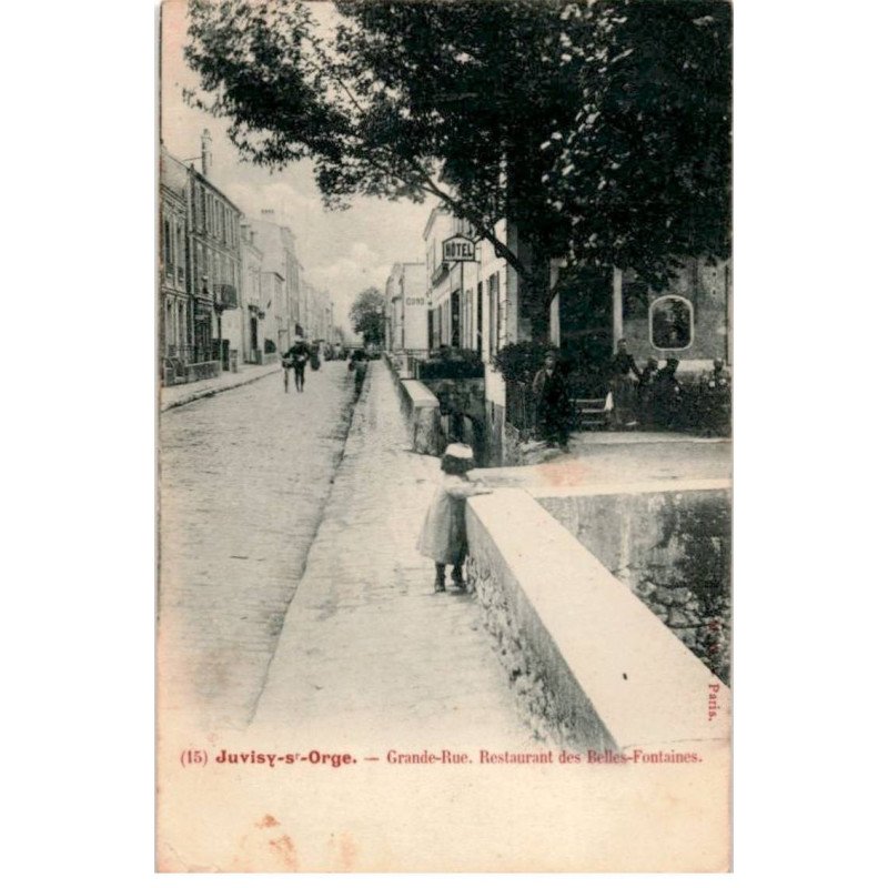 JUVISY-sur-ORGE: grande-rue restaurant des belles-fontaines - état