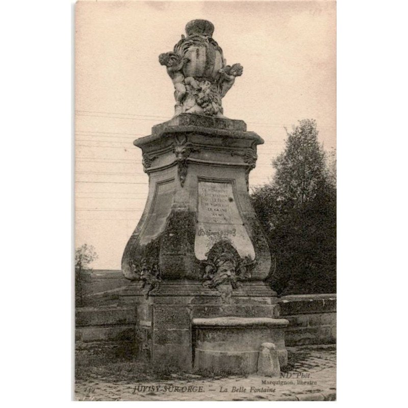 JUVISY-sur-ORGE: la belle fontaine - très bon état