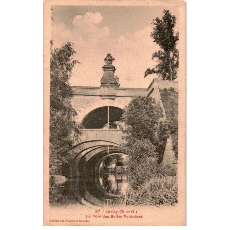 JUVISY-sur-ORGE: le pont des belles fontaines - très bon état
