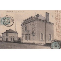 SEICHES : l' Hôtel des postes vers 1910 - très bon état