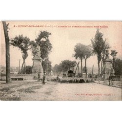 JUVISY-sur-ORGE: la route de fontainebleau aux belles-fontaines - bon état