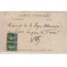 TOURS : carte photo de la """"Lyre Alsacienne"""" en gare de Tours en 1913 - très bon état