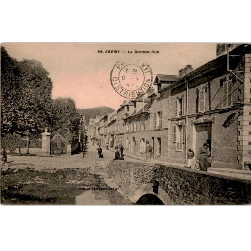 JUVISY-sur-ORGE: la grande-rue - état